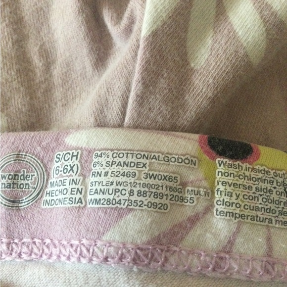 Girls wonder nation  Floral Print Shorts - Light Pink - Picture 5 of 6